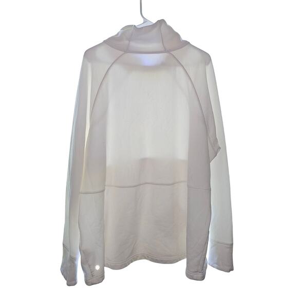 ATHLETA | Polartec Funnel Neck Sweatshirt | Bright White 3X - Picture 7 of 9